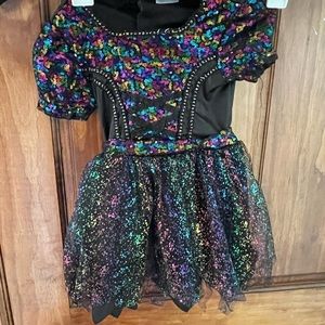 Girl’s sequin witch halloween costume